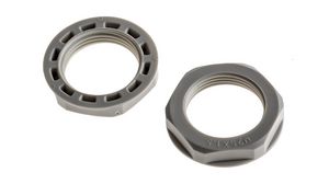 Cable Gland Locknut M25 Grey Pack of 25 pieces